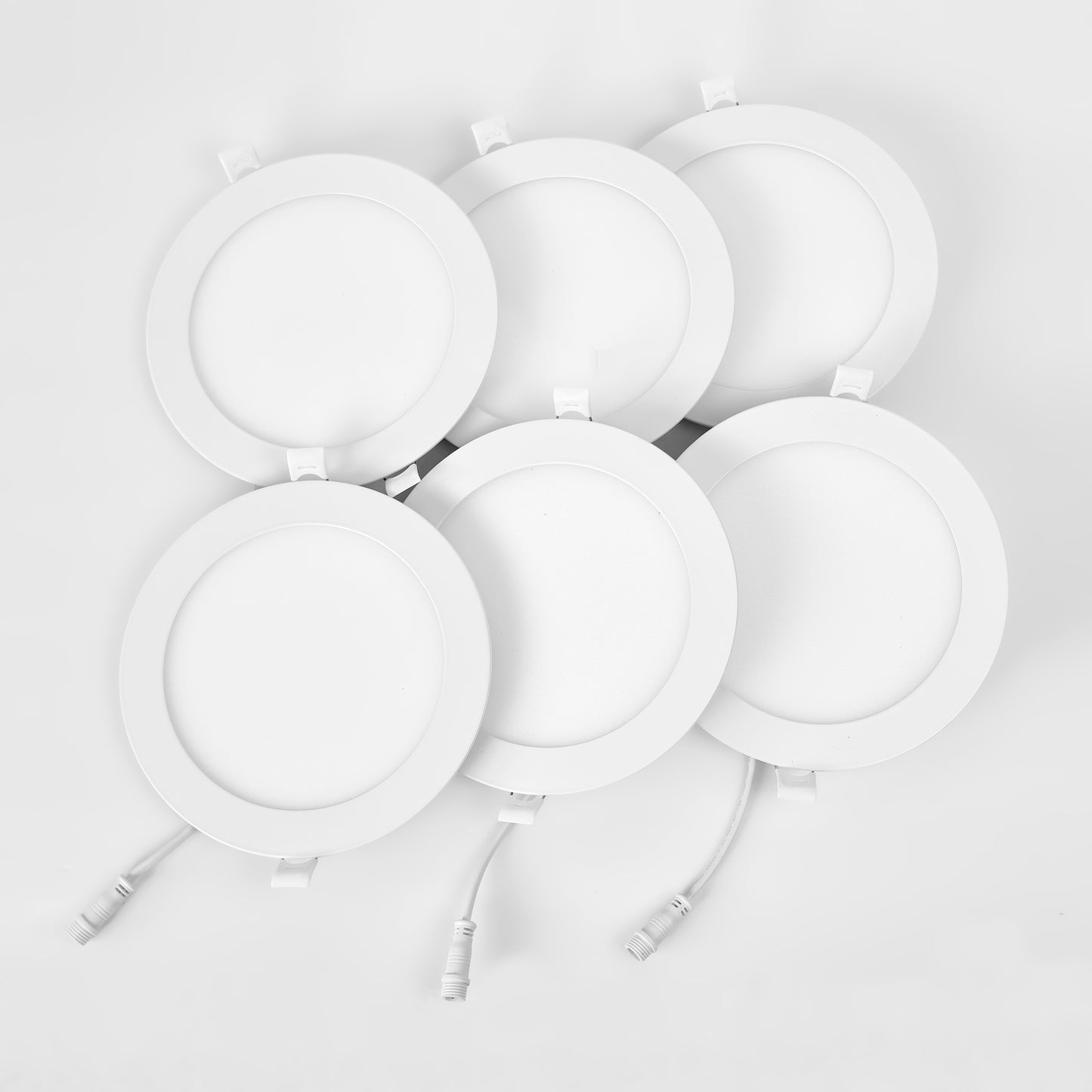 12PACK - 6 Inch, 5CCT Ultra-Thin LED Recessed Ceiling Light with Junction Box
