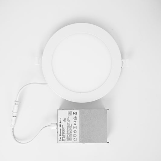 12PACK - 6 Inch, 5CCT Ultra-Thin LED Recessed Ceiling Light with Junction Box