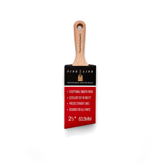 Fine Line Professional 2-1/2 inch Short Handle Sash Angle Paint Brush
