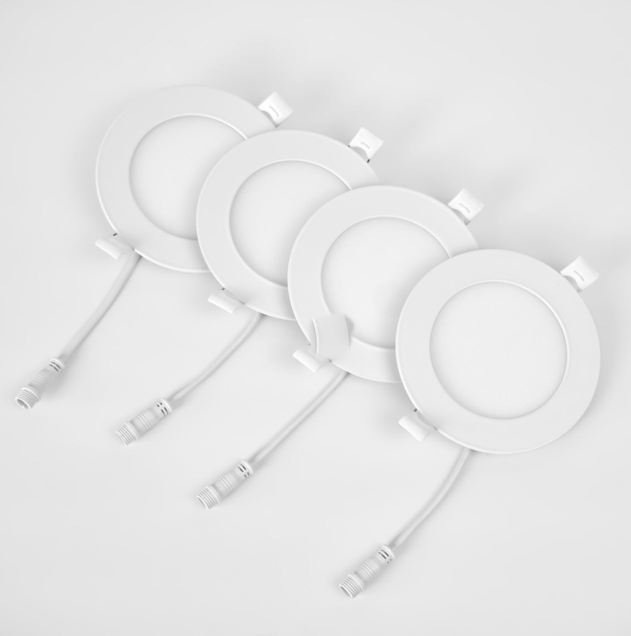 12PACK - 4 Inch, 5CCT Ultra-Thin LED Recessed Ceiling Light with Junction Box