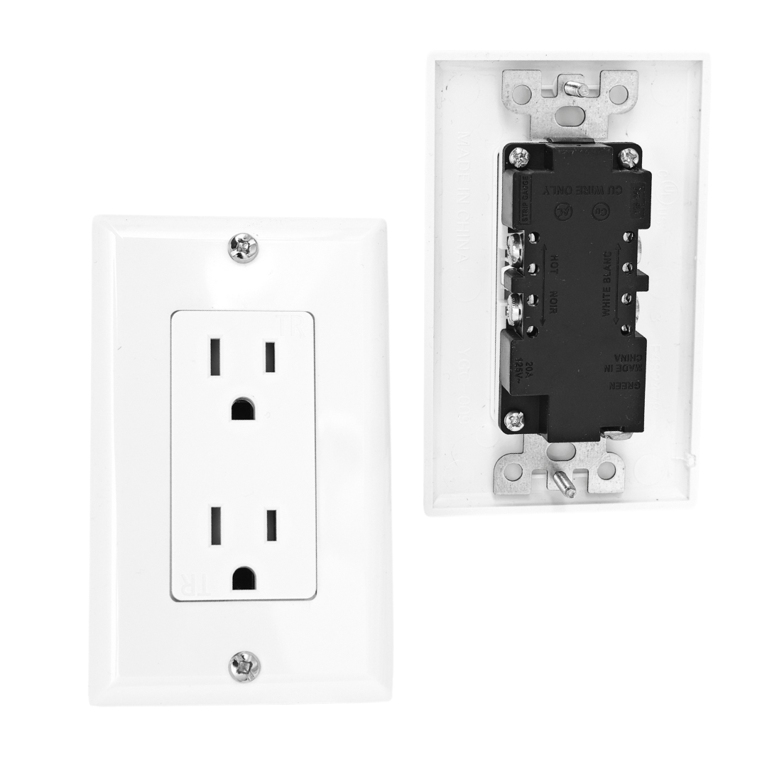 10PACK, 15 amp Outlets, 125v Tamper Resistant